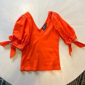 Maeve puff sleeve blouse